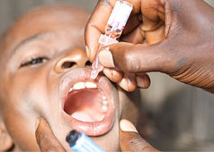 Polio immunisation in Oraifite, Anambra State