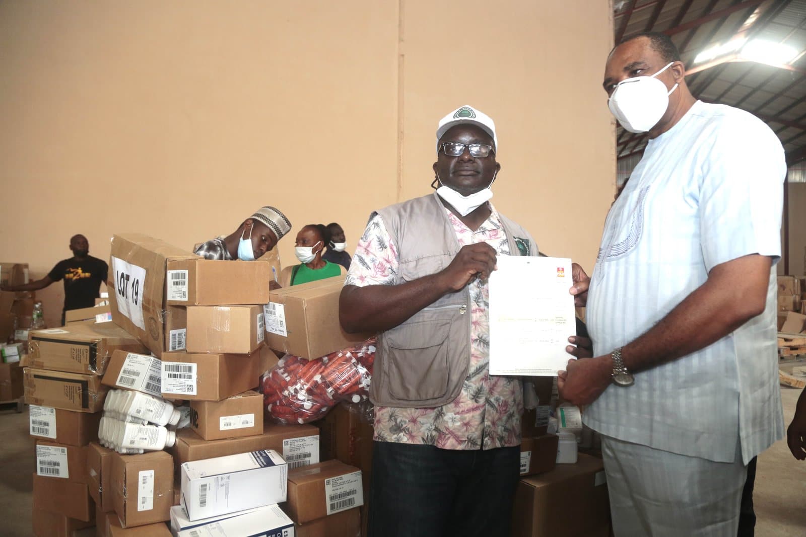 Medicines and medical supplies distributed by the Sir Emeka Offor Foundation to health institutions across Nigeria