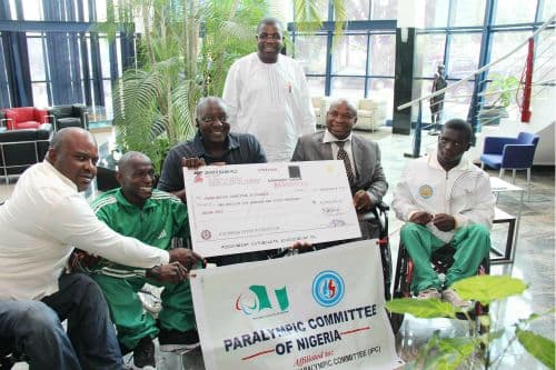 Athletes of the Nigerian Paralympic Committee sponsored to the 2014 World Junior Games