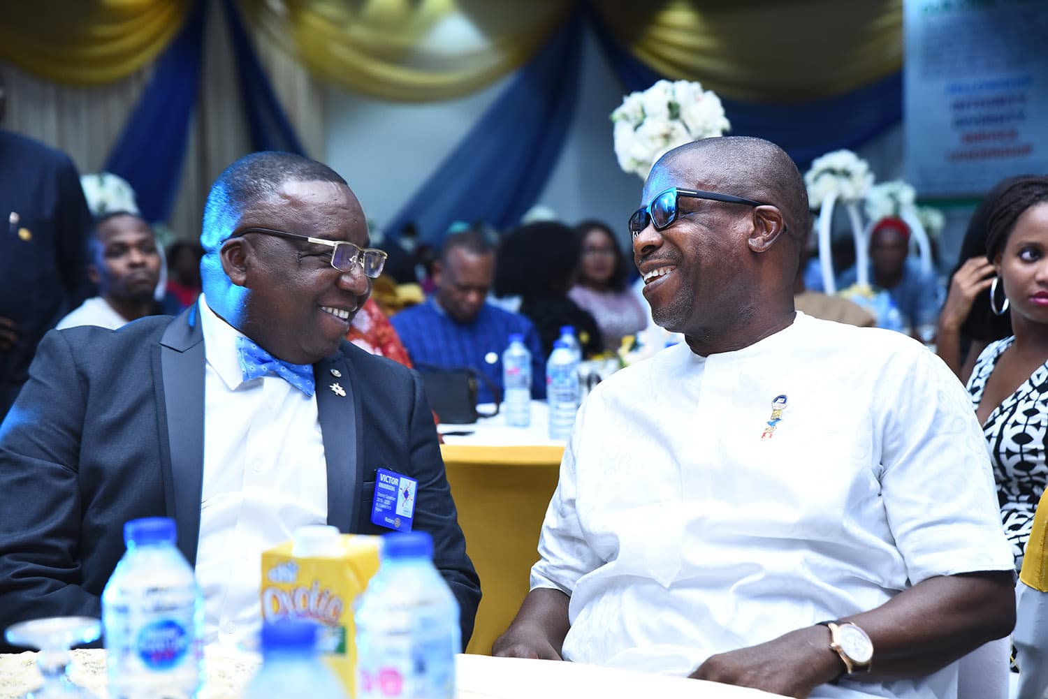 Sir Emeka Offor at the Rotary District 9125 Foundation dinner at the International Conference Centre, Abuja