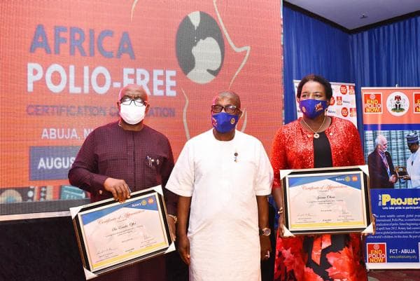 The Africa polio free certification celebration